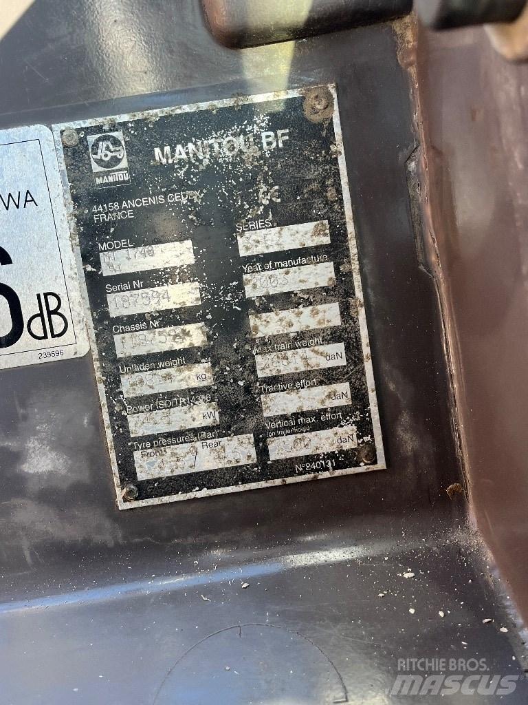 Manitou 1740 伸缩臂叉装车|叉装车