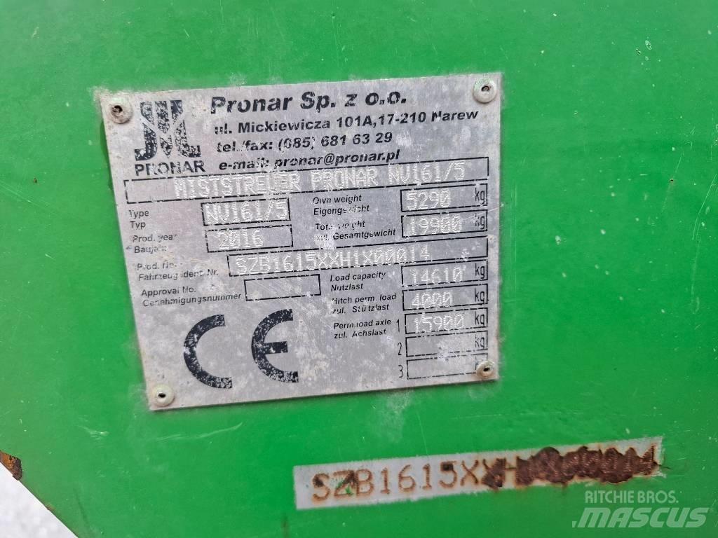 Pronar NV 161/5 撒肥机