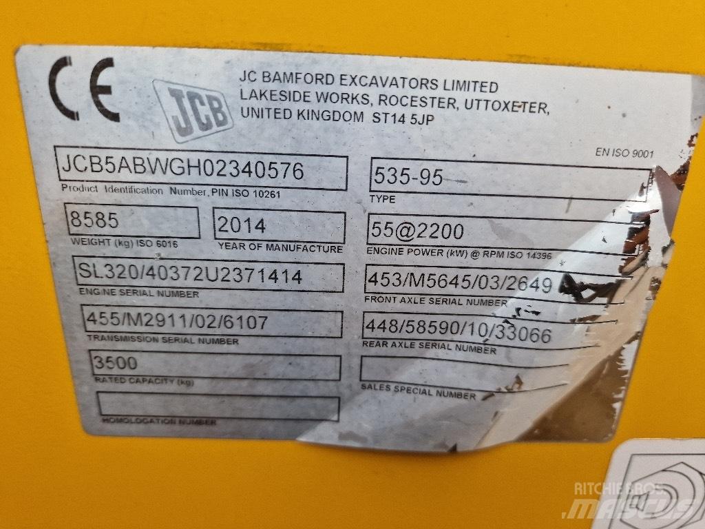 JCB 2014 JCB 535-95 伸缩臂叉装车|叉装车