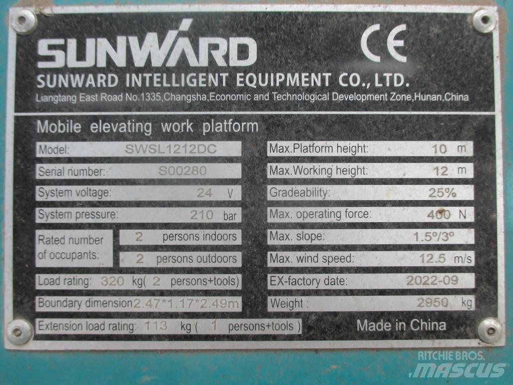 Sunward SWSL 1212 DC 剪叉式升降机