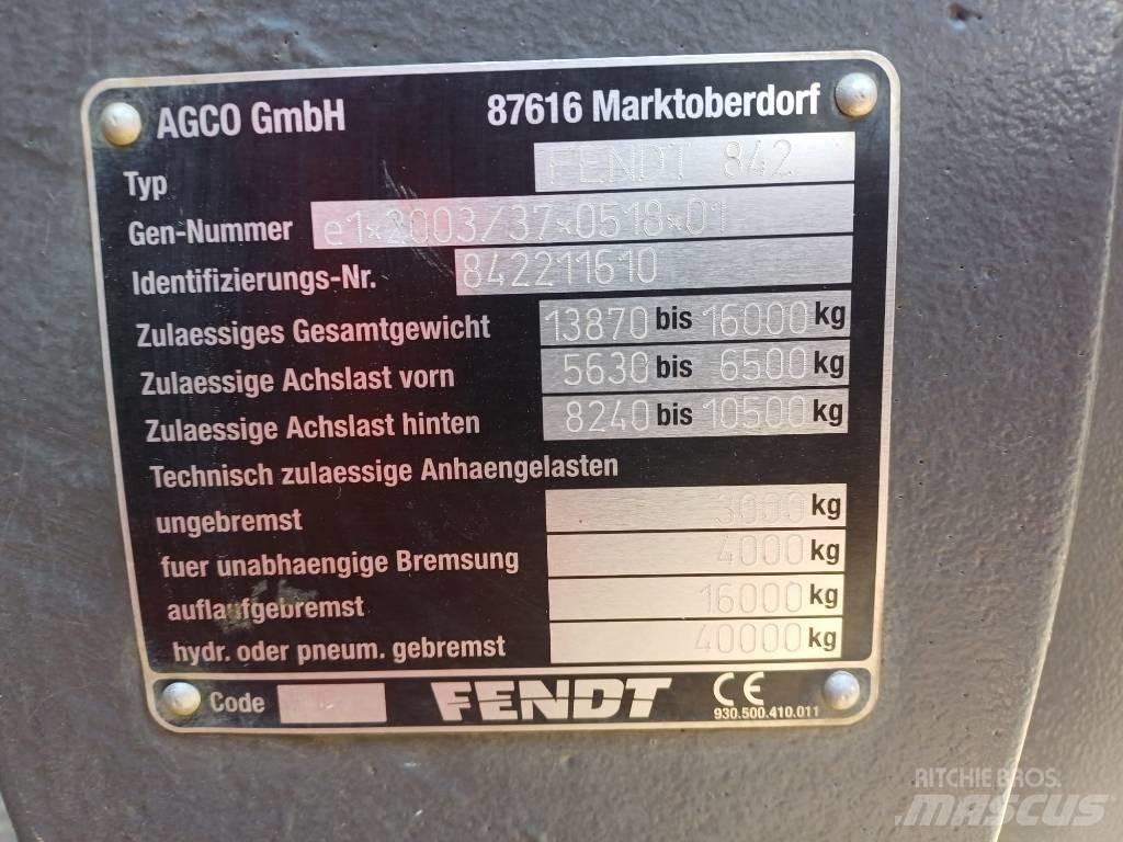 Fendt 828 S4 拖拉机/农用车
