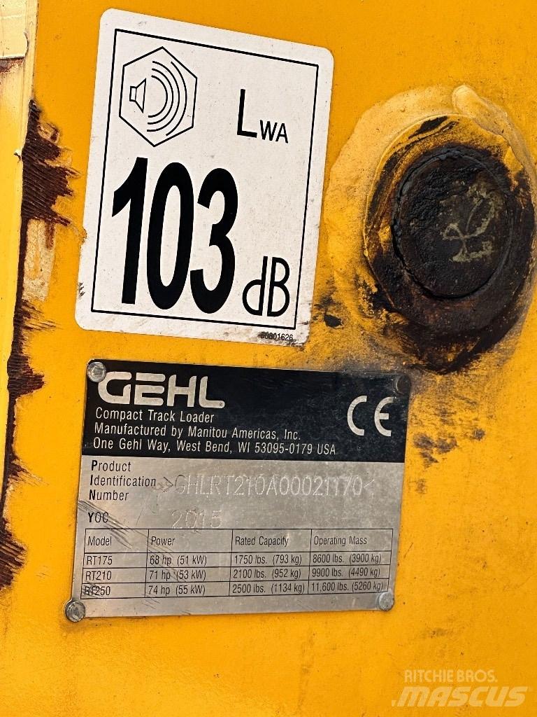 Gehl RT 210 滑移装载机