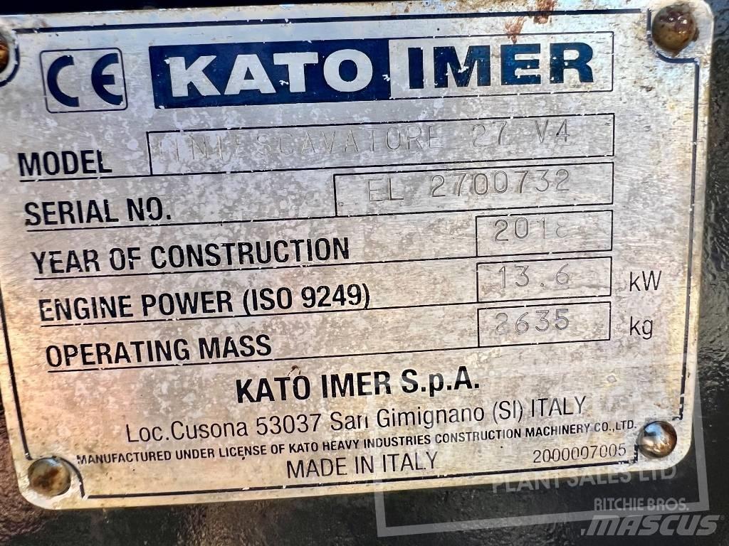 Kato HD27V4 小型挖掘机