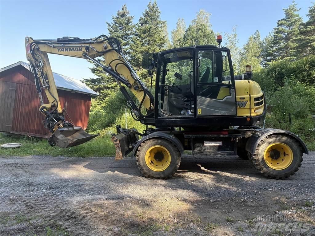 Yanmar B110W 轮式挖掘机