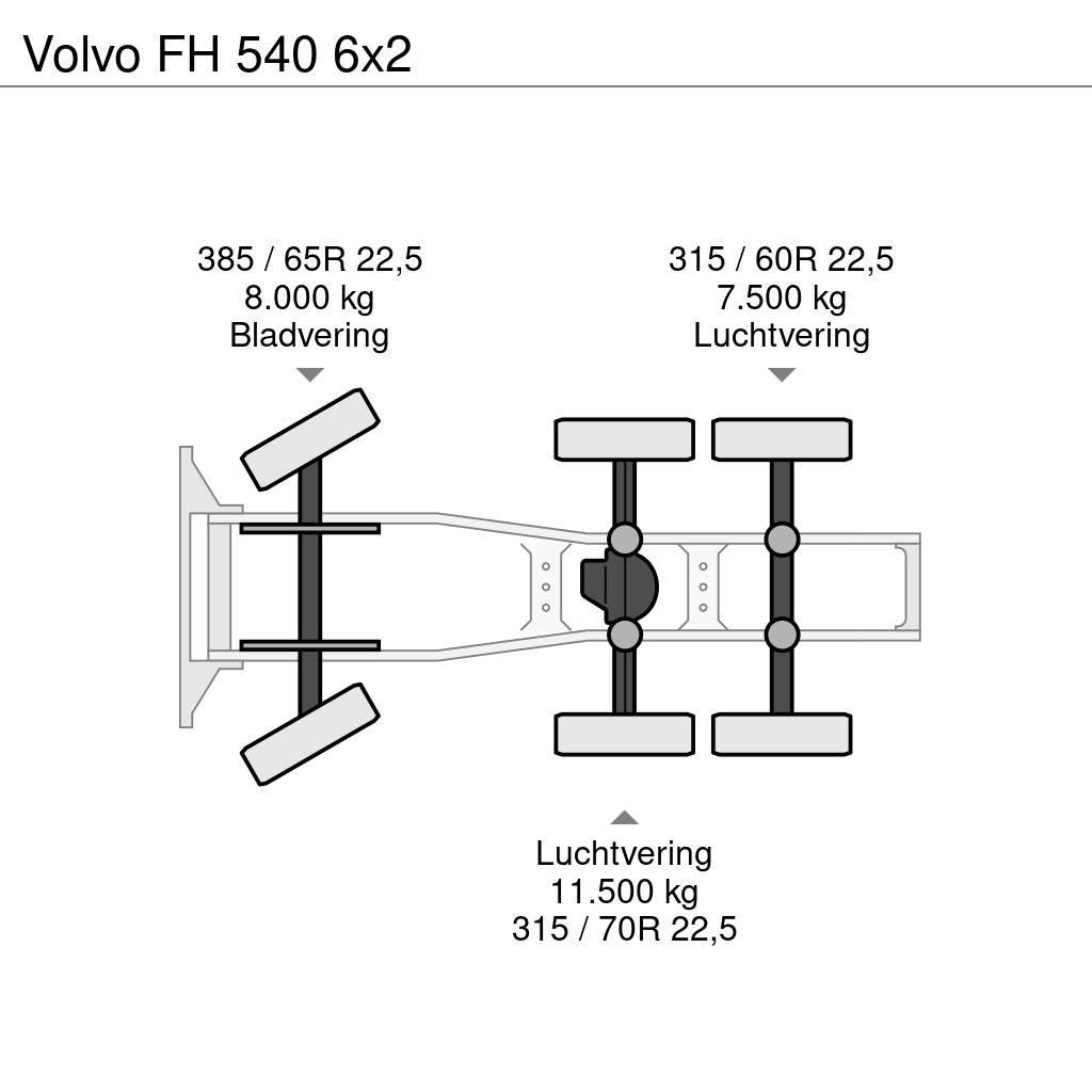 Volvo FH 540 6x2 牵引车