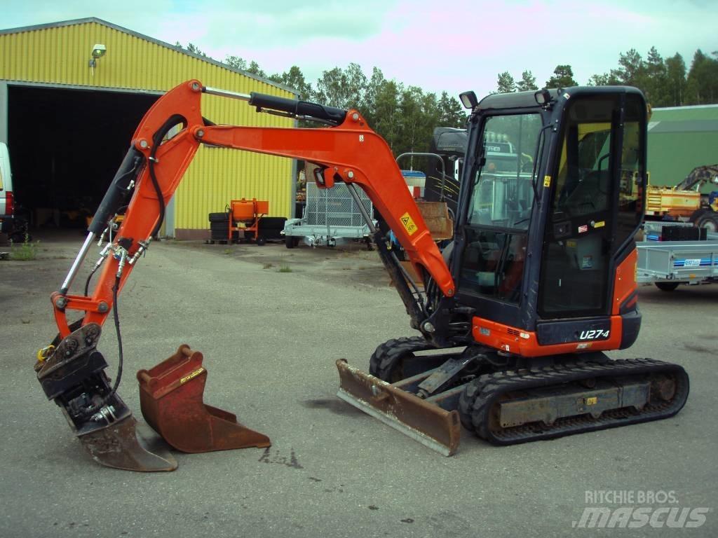 Kubota U 27-4 小型挖掘机