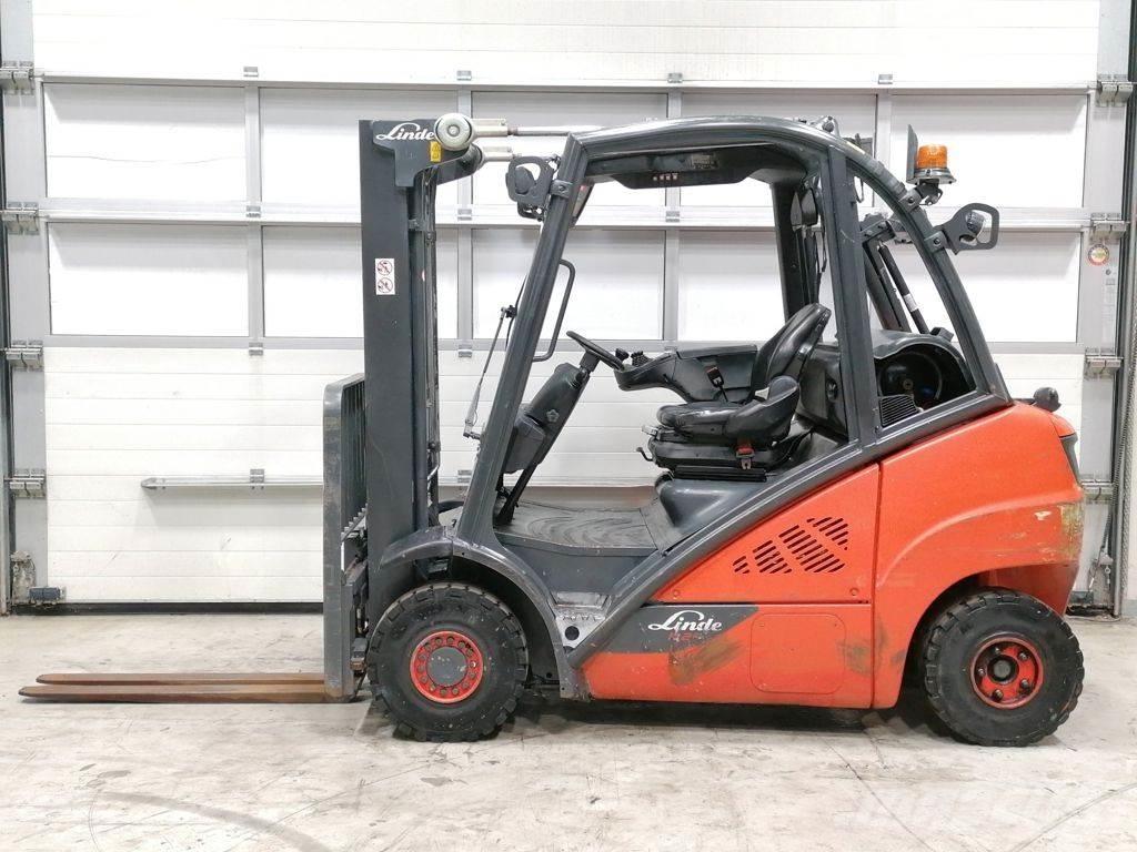 Linde H25T-01 天然气叉车