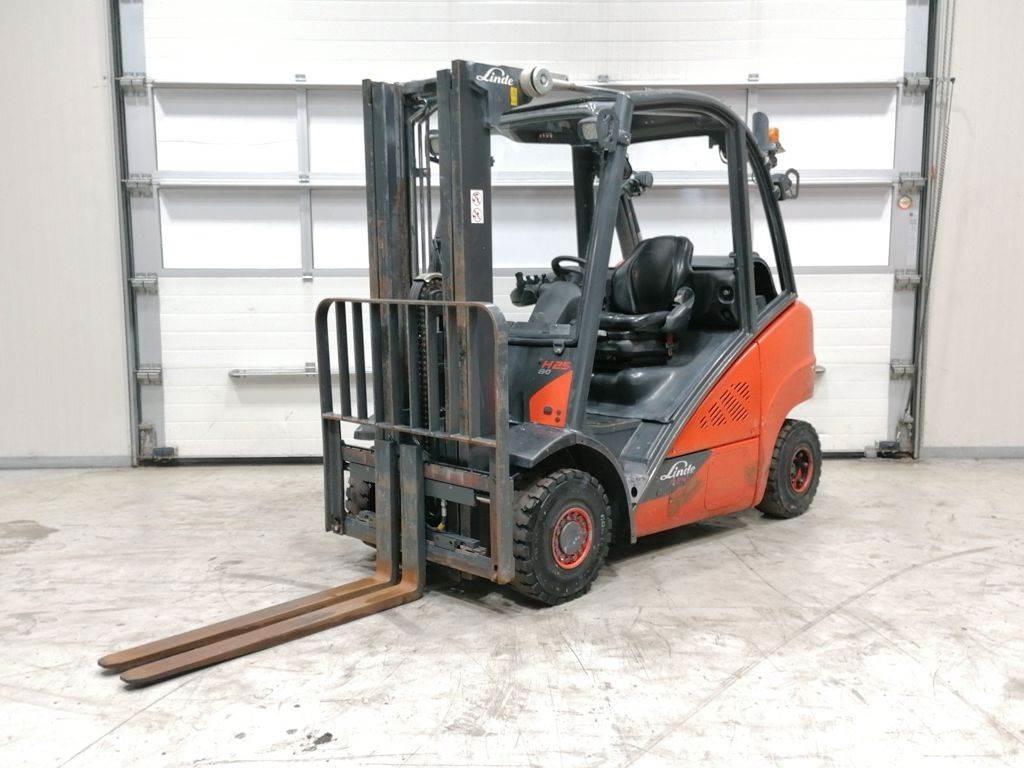 Linde H25T-01 天然气叉车