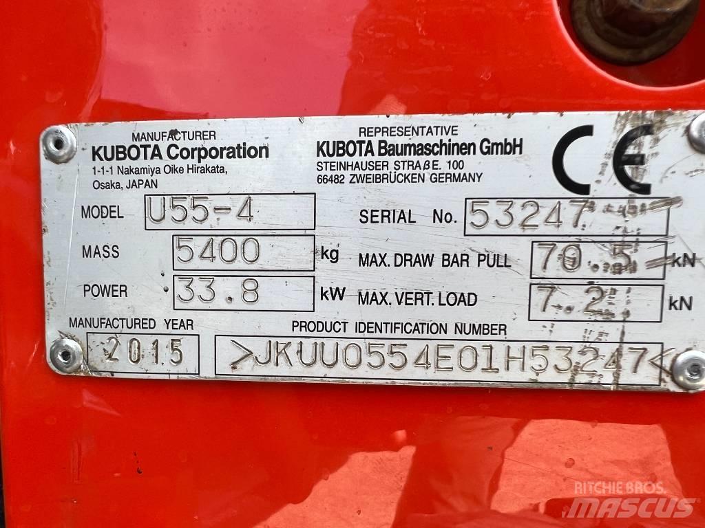 Kubota U 55-4 小型挖掘机