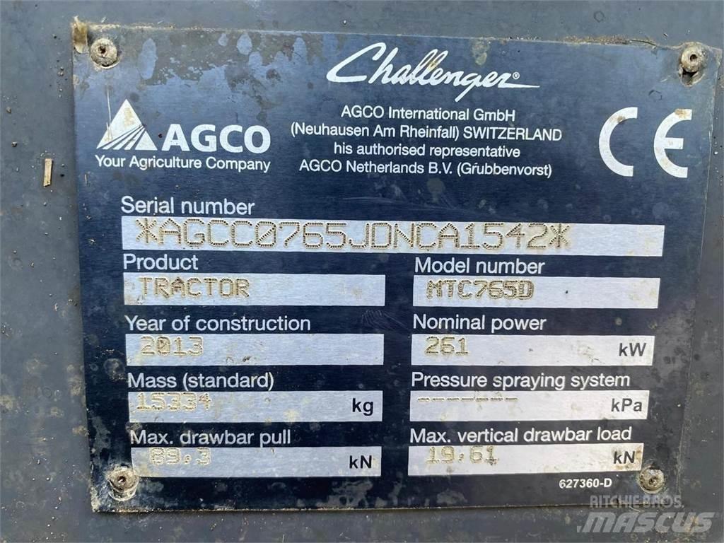 Challenger MT 765D 拖拉机/农用车