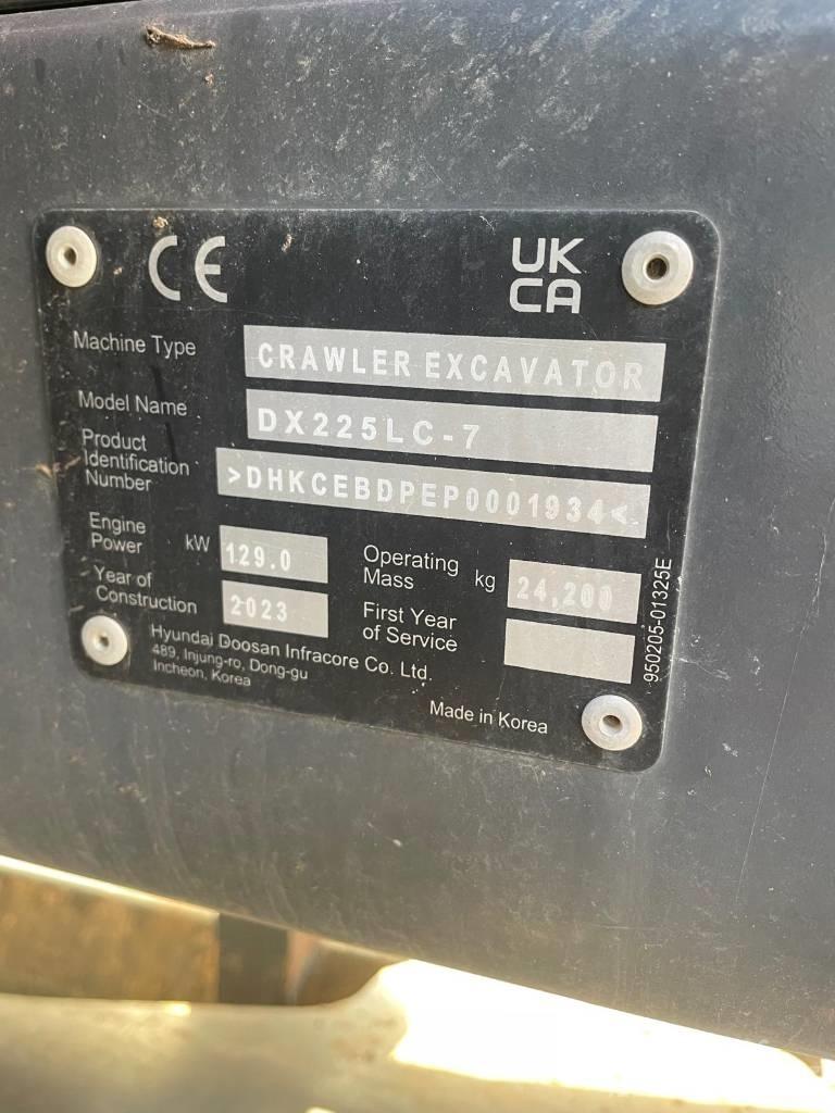 Doosan DX225LC-7 履带挖掘机