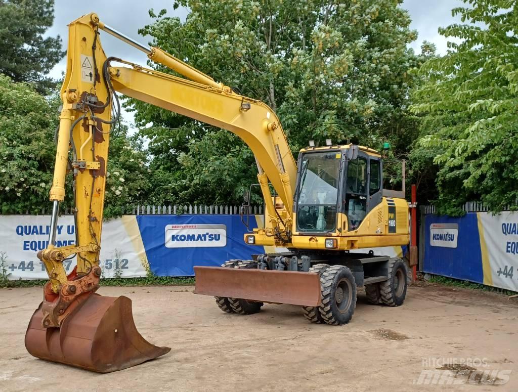 Komatsu PW 160-7 轮式挖掘机