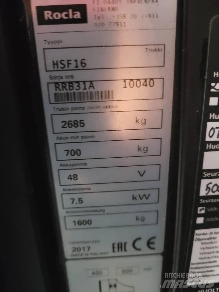 Rocla HSF16 前移式叉车