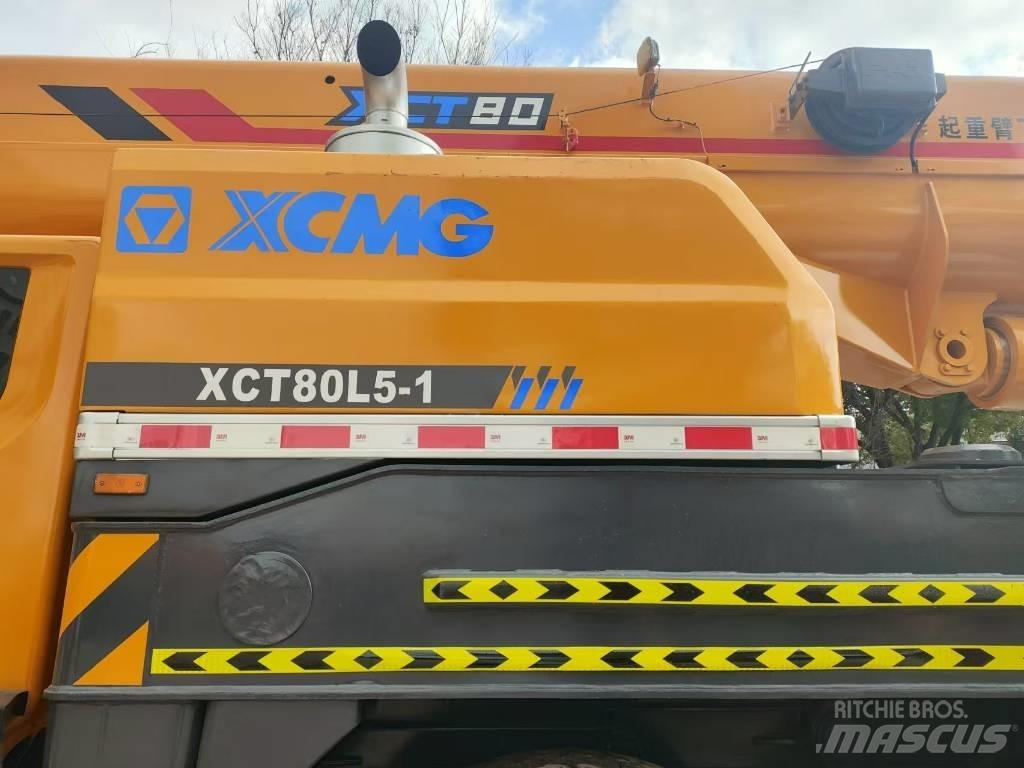 XCMG XCT80L5 吊车起重机、绞车吊货机和物料升降机