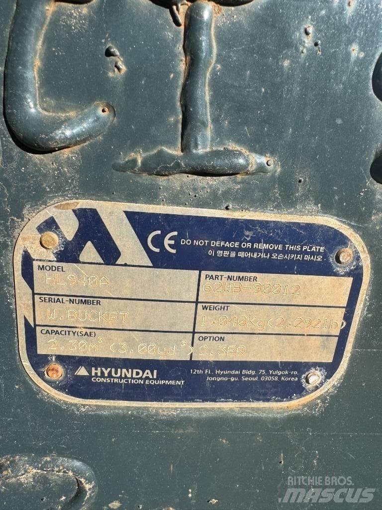 Hyundai HL 940 轮式装载机