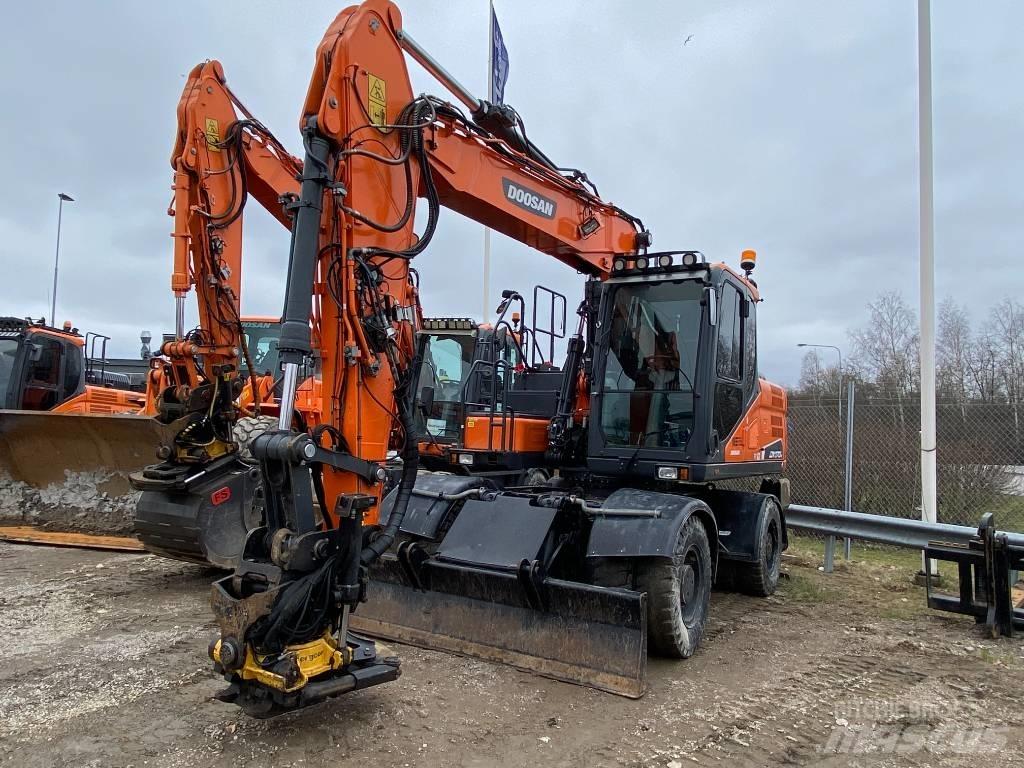 Doosan DX170W-5 轮式挖掘机