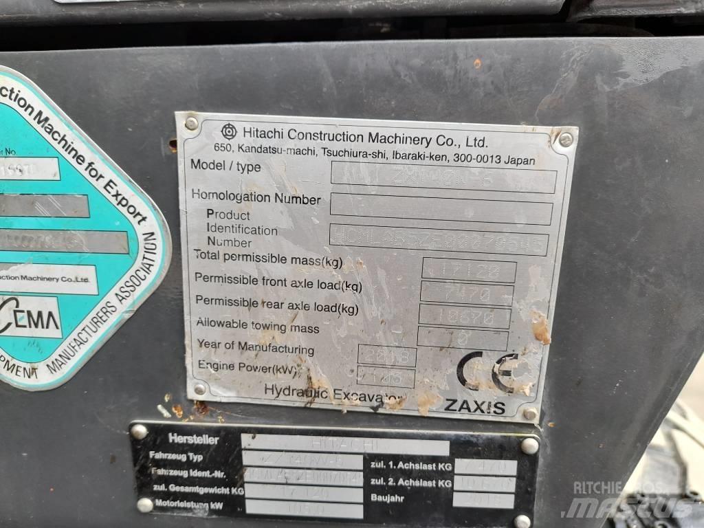 Hitachi ZX 140 W-6 轮式挖掘机