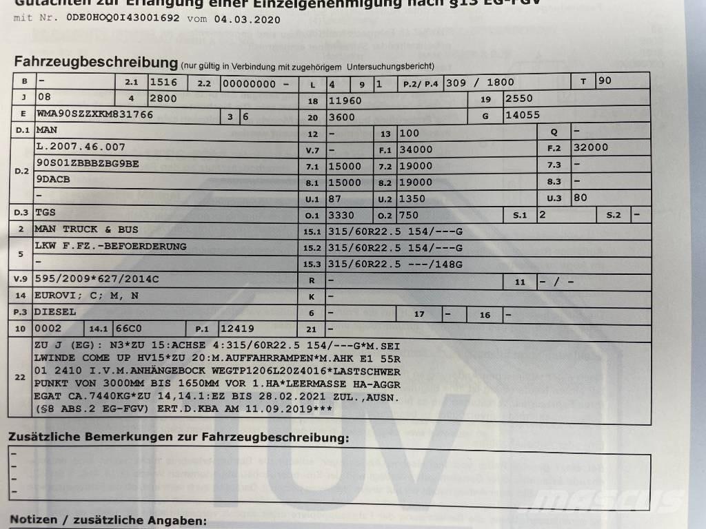 MAN TGS 35.420 牵引车