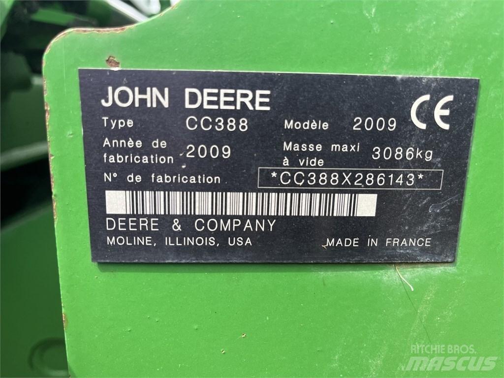 John Deere CC388, 割草调节装置