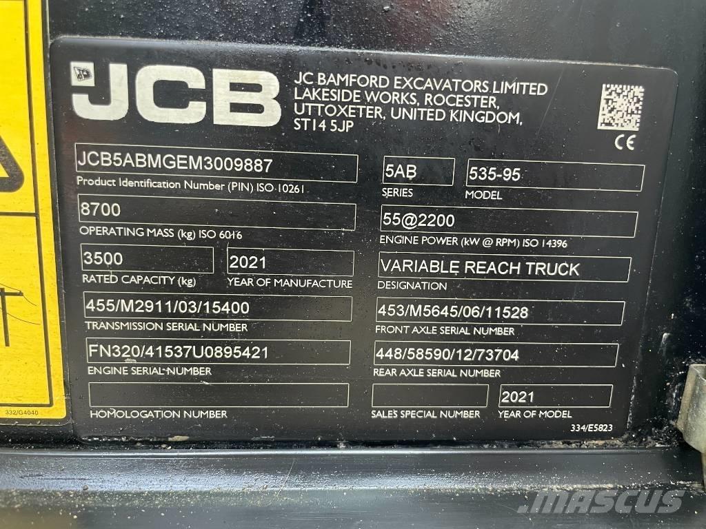 JCB 535-95 伸缩臂叉装车|叉装车