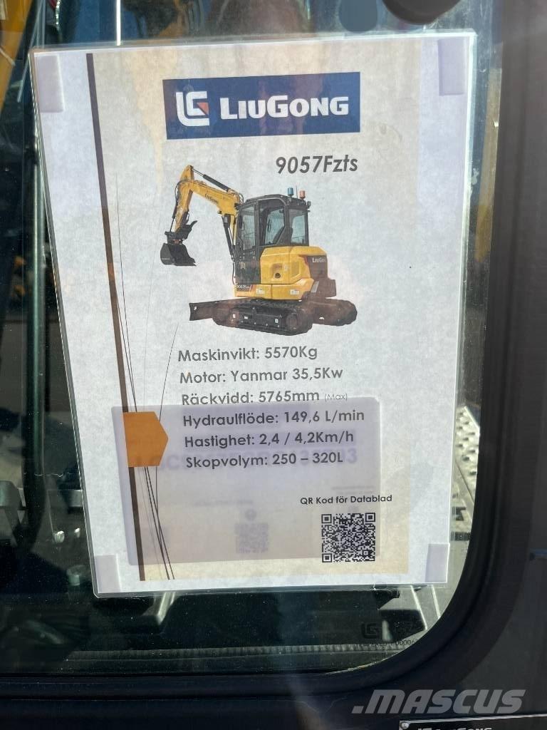 LiuGong 9057 FZTS 小型挖掘机