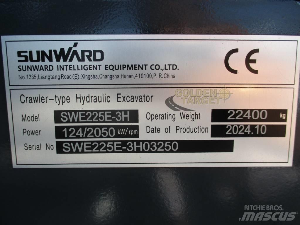 Sunward SWE 225E-3H 履带挖掘机