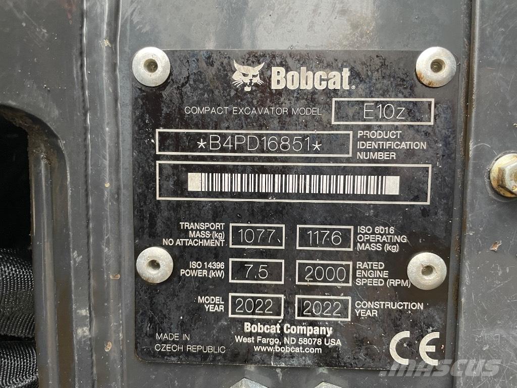 Bobcat E 10z 小型挖掘机