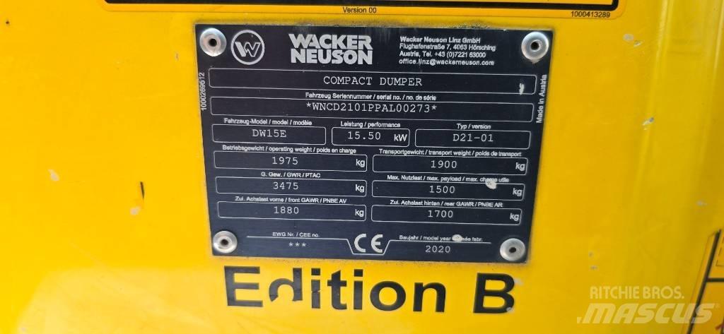 Wacker Neuson DW15e 翻斗车\公路型自卸车