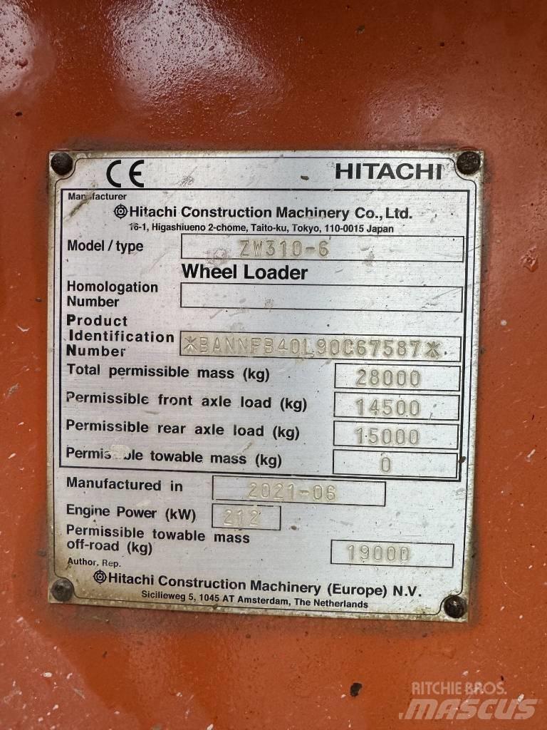 Hitachi ZW 310-6 轮式装载机