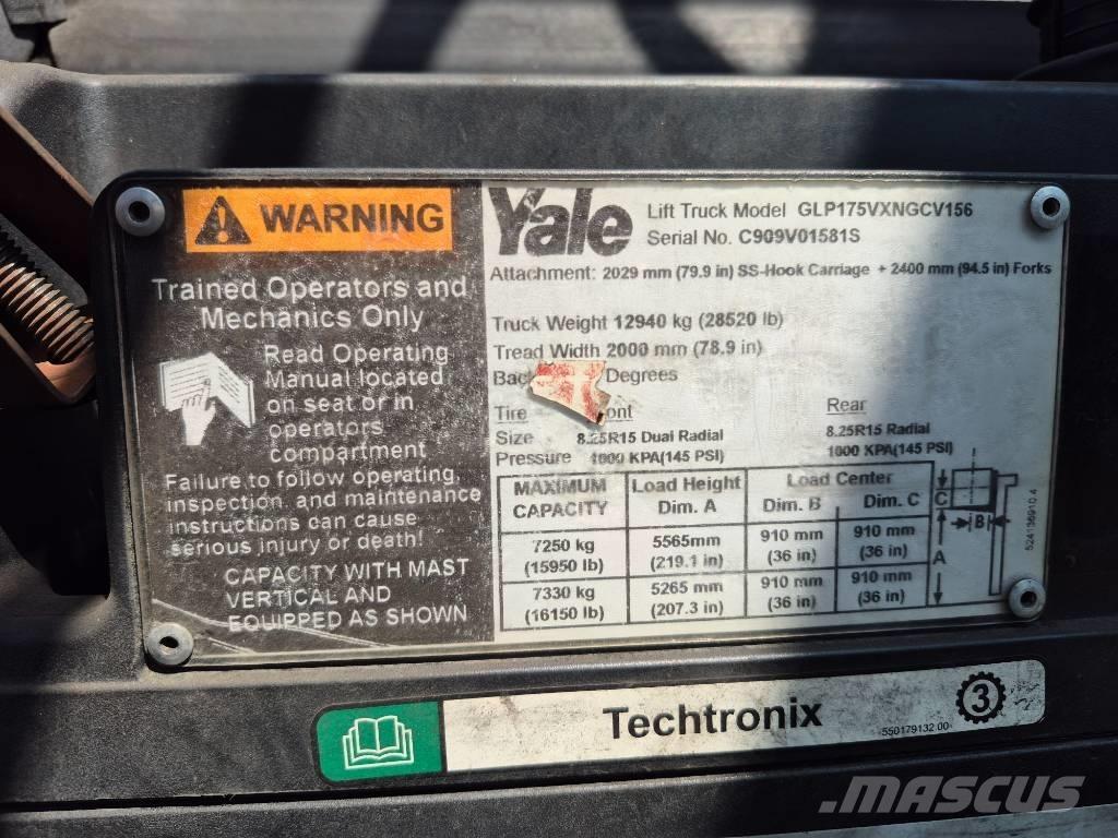 Yale GLP175VXNGCV156 其他叉车