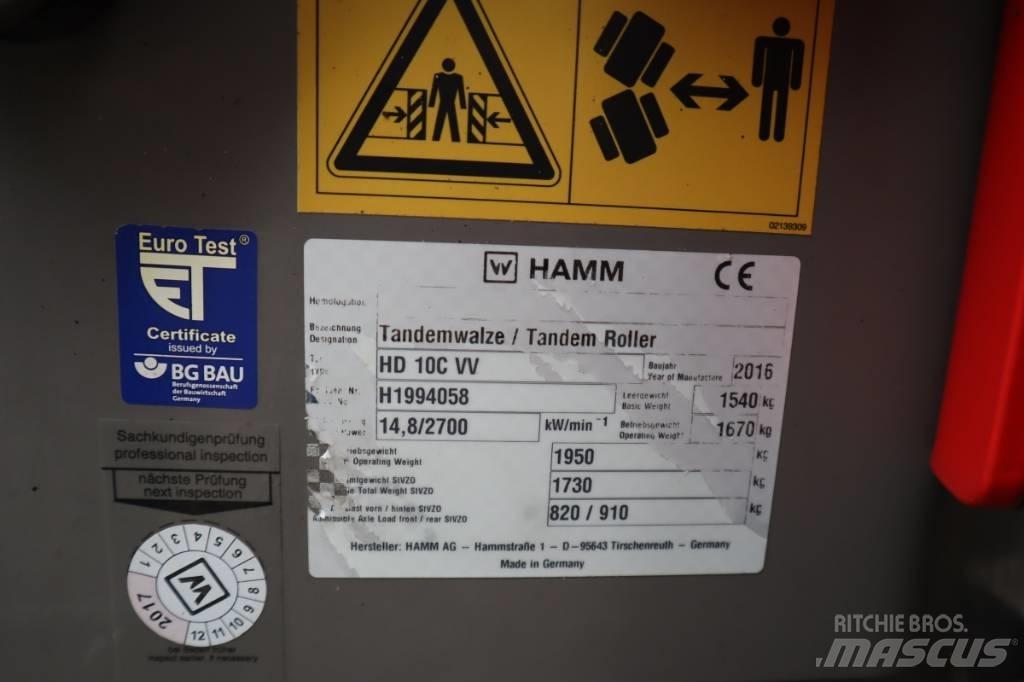 Hamm HD 10C VV 双轮压路机