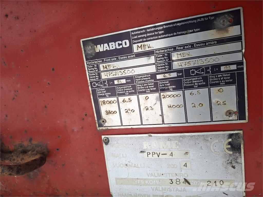 Kome Puuperävaunu 木材拖车