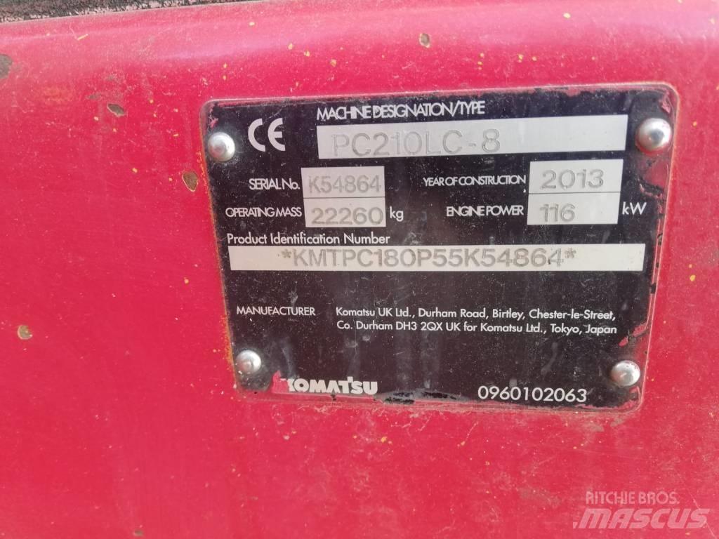 Komatsu PC 210-8 履带挖掘机
