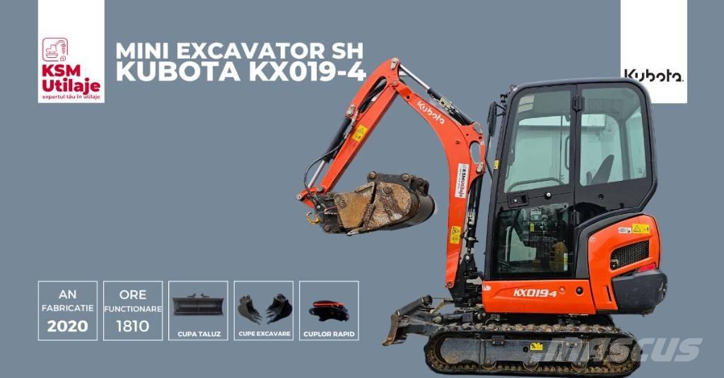 Kubota KX 019-4 小型挖掘机