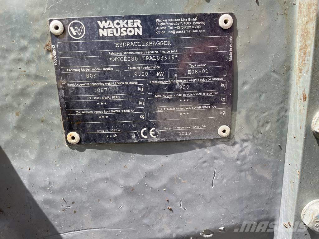 Wacker Neuson 803 小型挖掘机