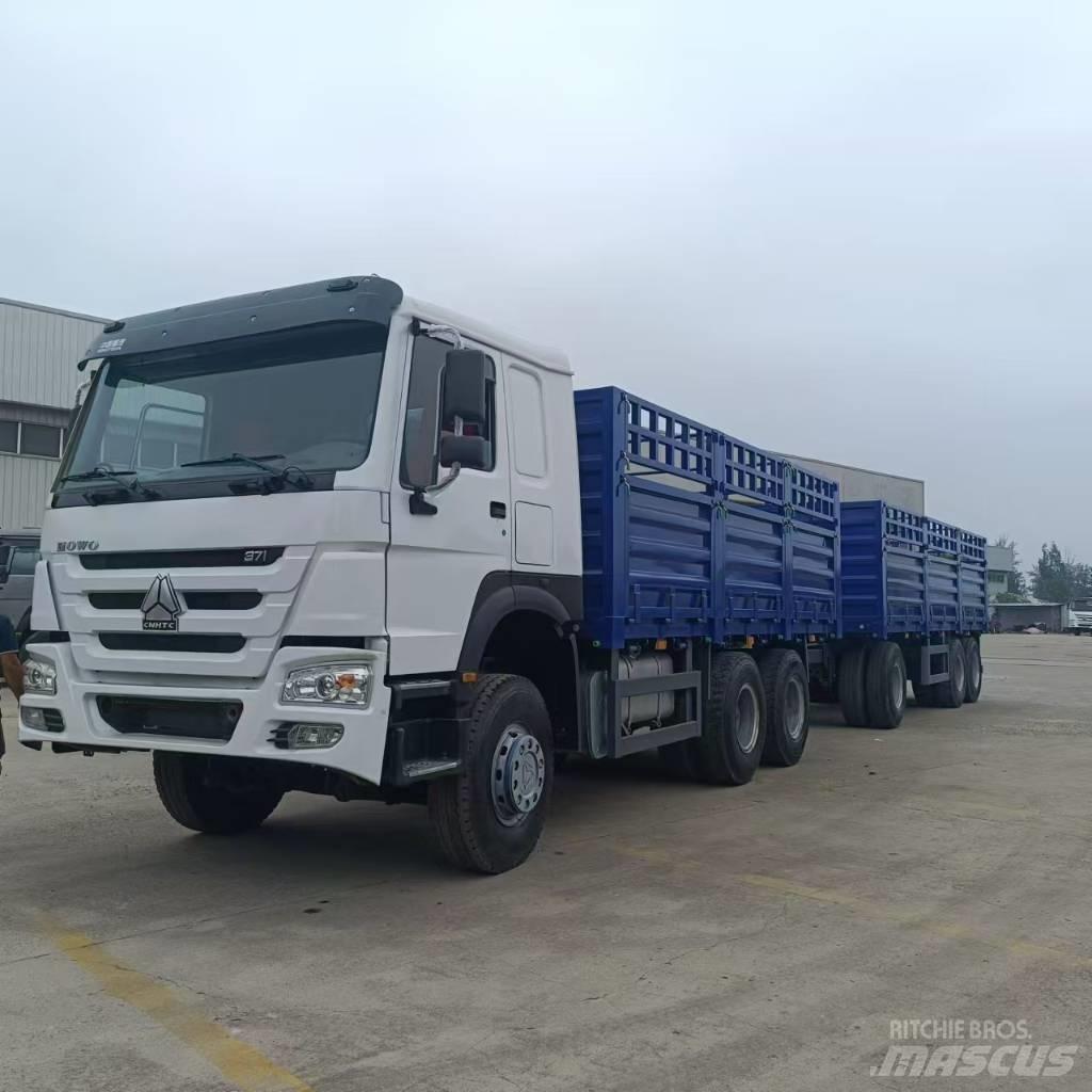 Howo 371 平板栏板货车