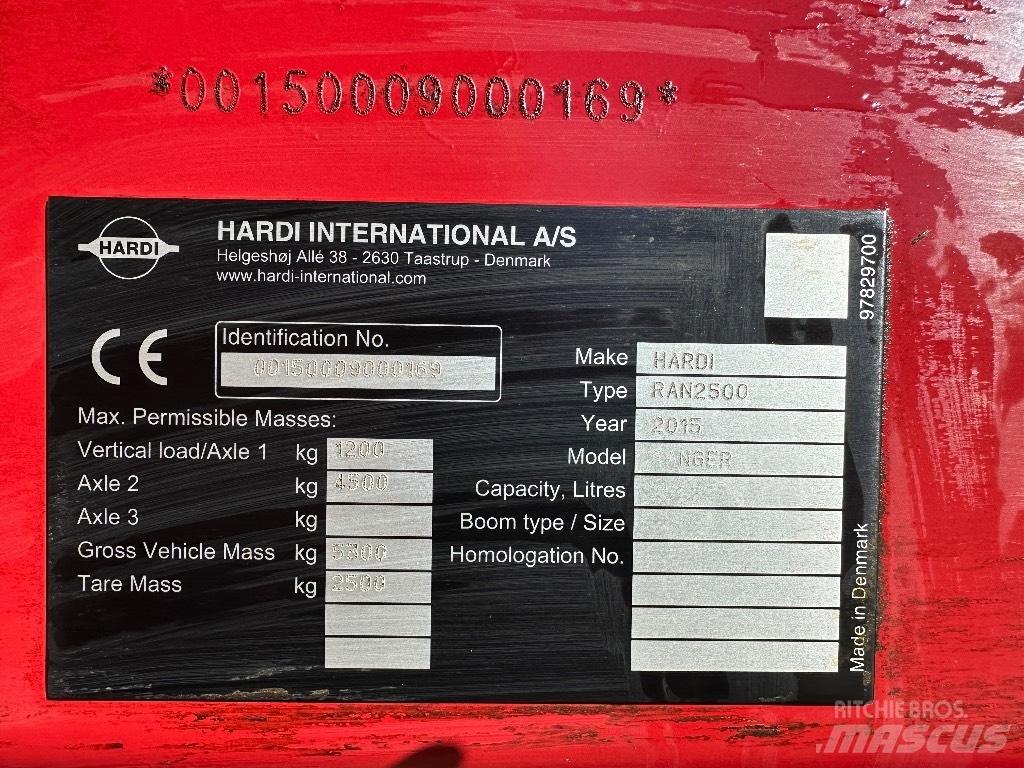 Hardi Ranger 2500 牵引式喷雾机