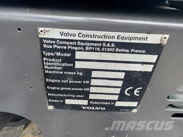 Volvo ECR50F 小型挖掘机