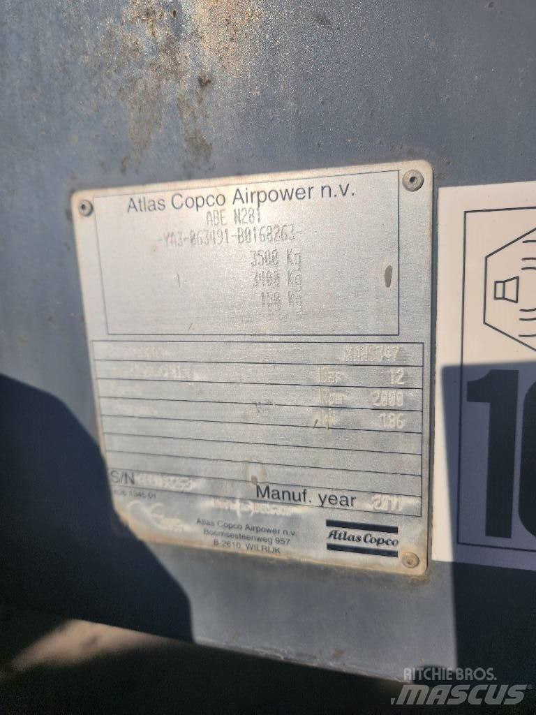 Atlas Copco XAHS 347 压缩机