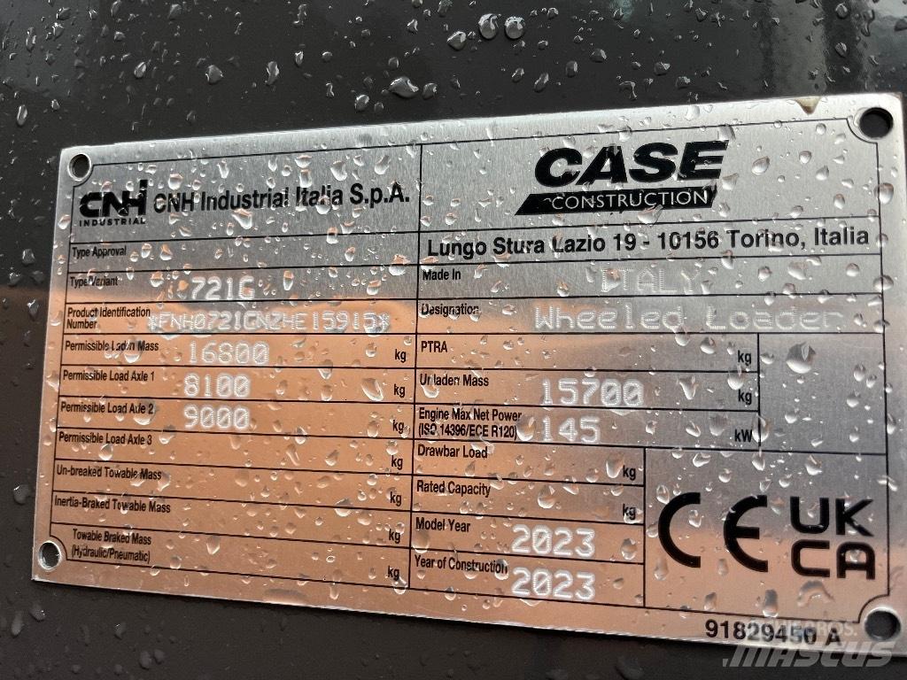 CASE 721 G 轮式装载机