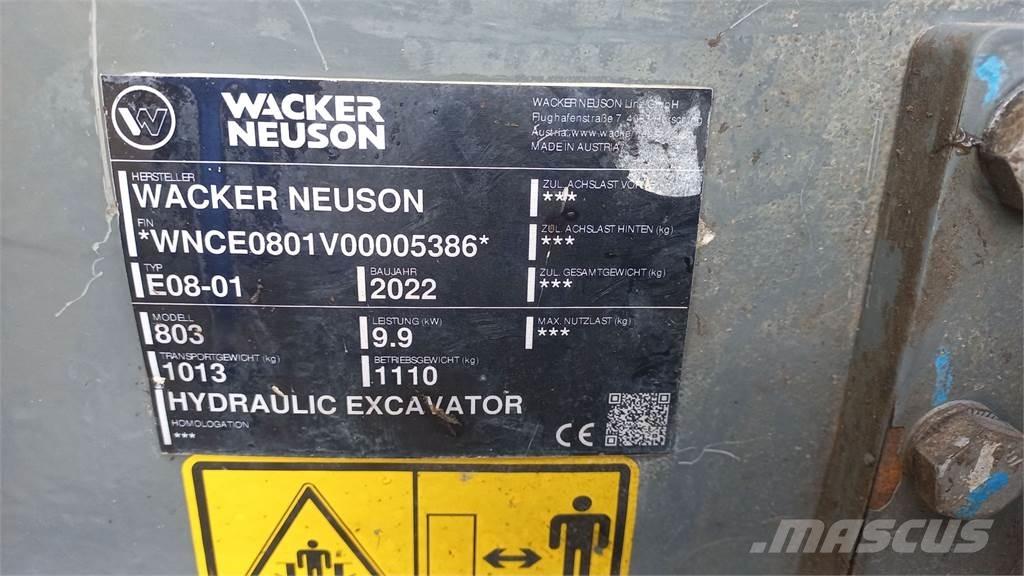 Wacker Neuson 803 履带挖掘机