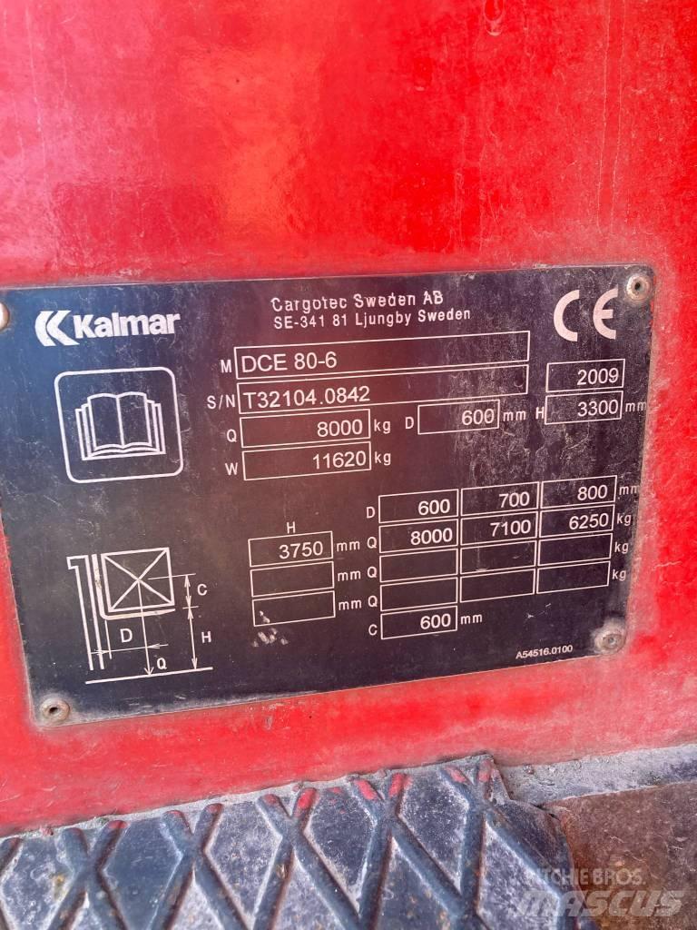 Kalmar DCE 80-6 柴油叉车