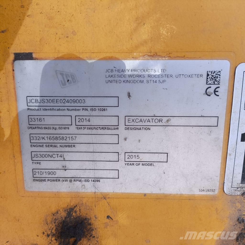 JCB JS 300 履带挖掘机