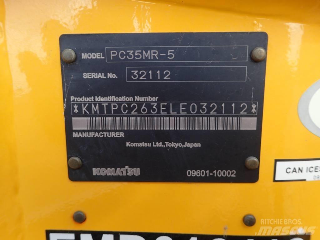 Komatsu PC35MR-5 小型挖掘机
