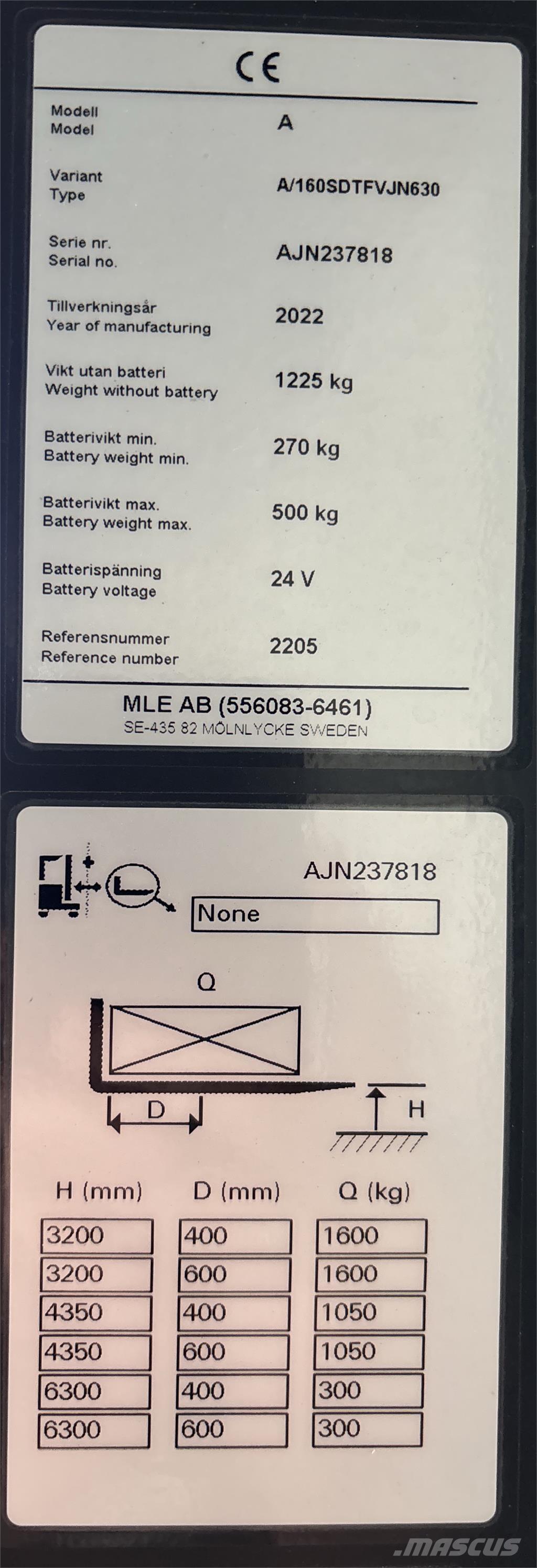 Atlet A160 行走式堆垛机
