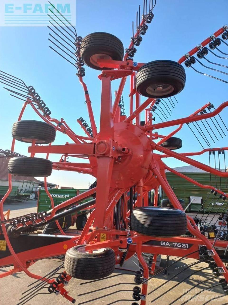 Kuhn ga 7631 犁耙和摊草机