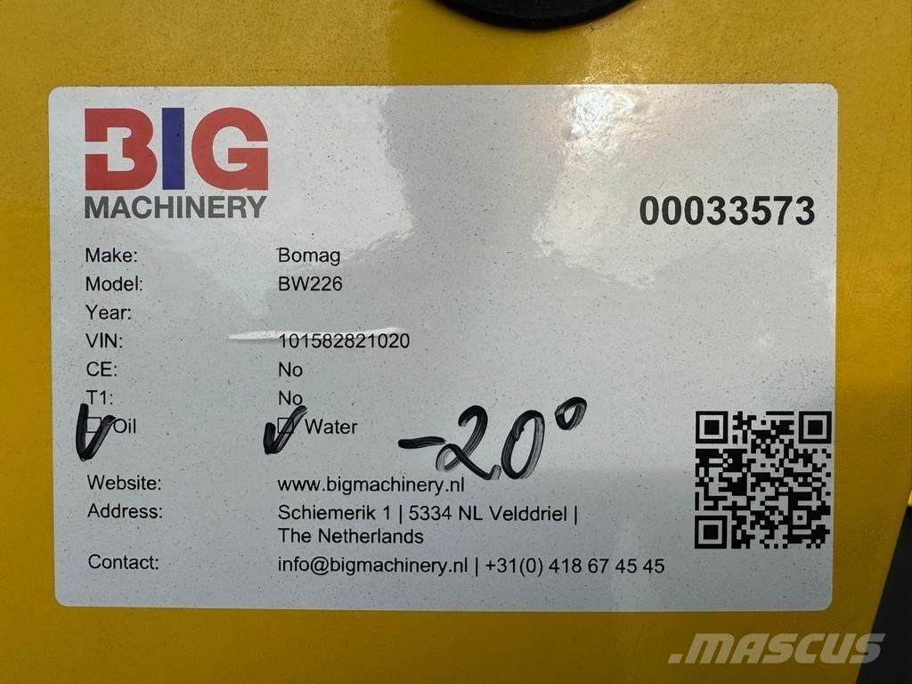 Bomag BW226 单轮压路机