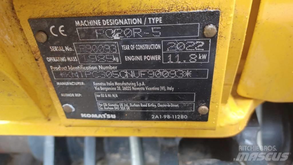 Komatsu PC 20 MR-5 小型挖掘机