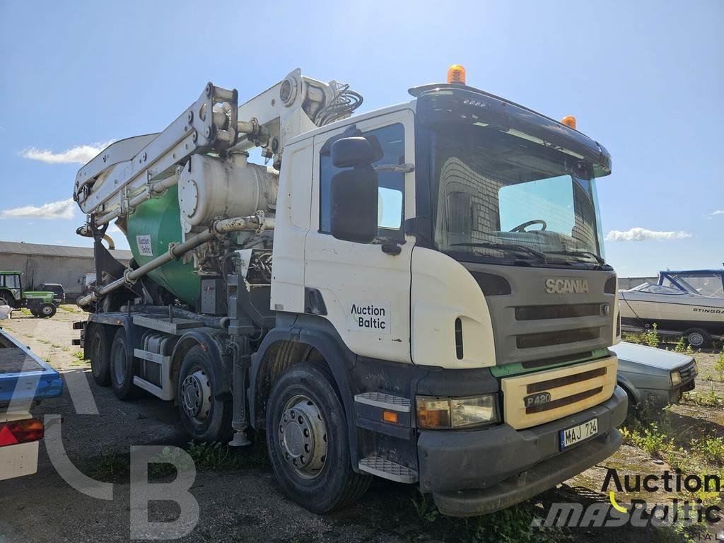 Scania P 420 混凝土输送泵|布料机