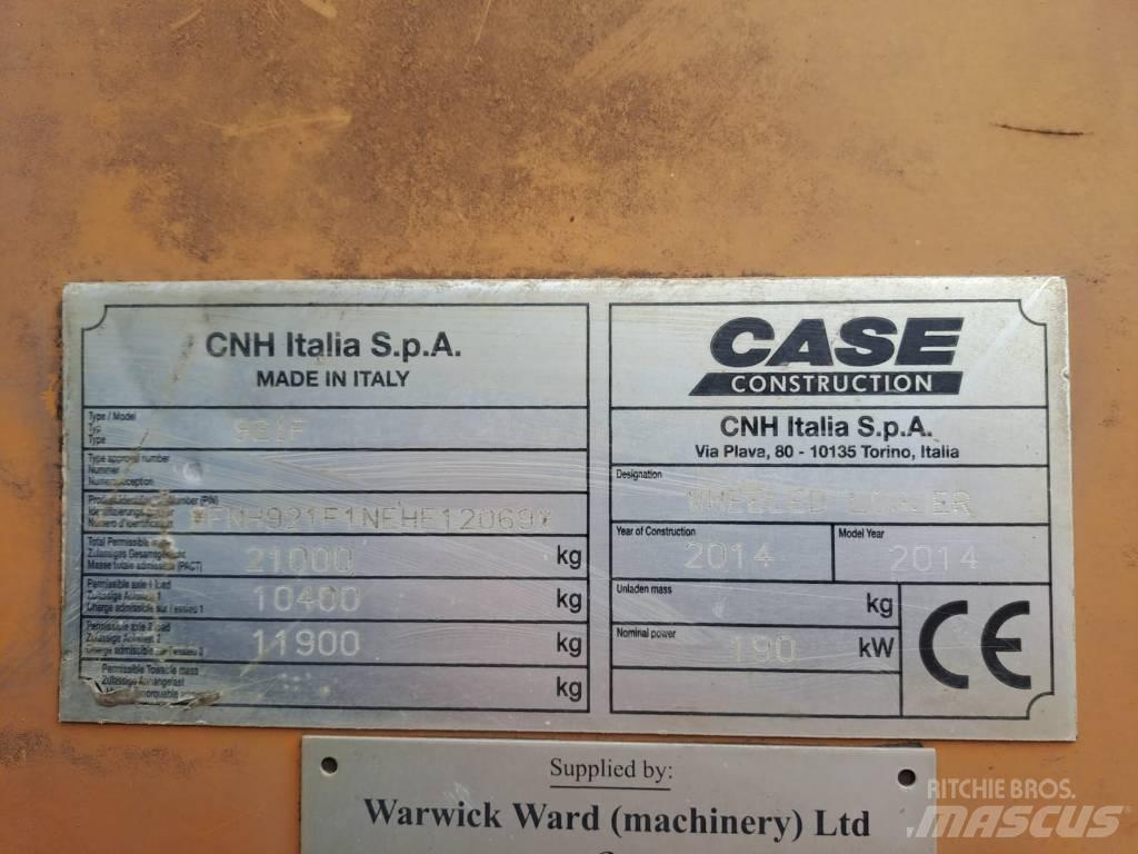 CASE 921 F 轮式装载机